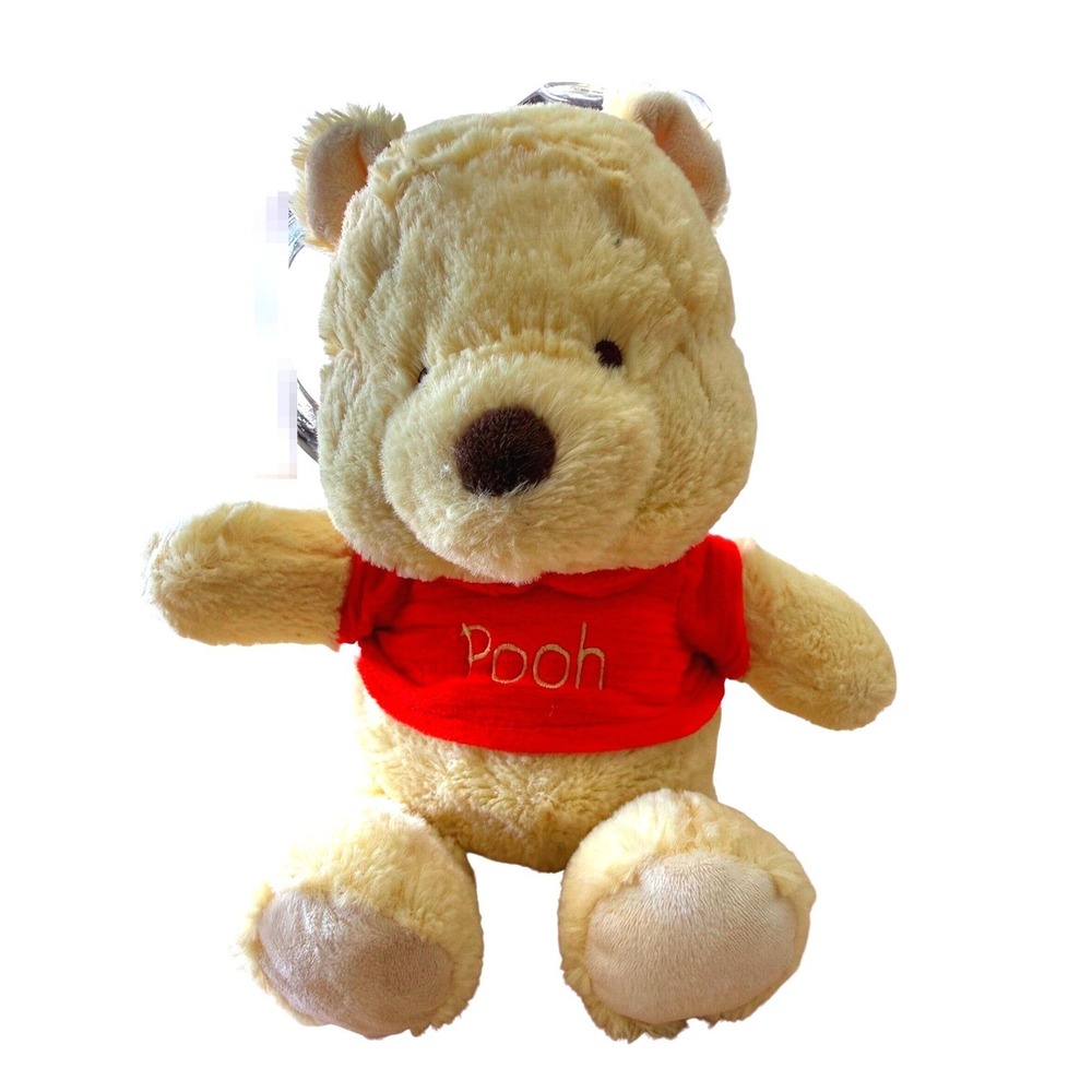 Disney‎ Winnie the Pooh Rattle Plush Baby Kids Preferred 2010 Red Shirt Stuffed
